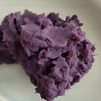 紫薯糯米饼的做法图解1