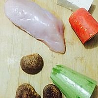 杂蔬鸡肉丸子的做法图解1