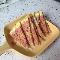 精品┋肉松鸡蛋饼(宝宝版)的做法图解6