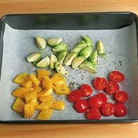 什锦蔬菜芥麦面比萨，风味分明。的做法图解5