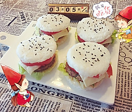 豆腐莲藕米汉堡的做法