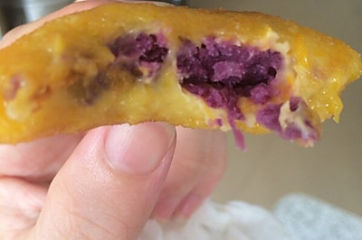 南瓜紫薯饼