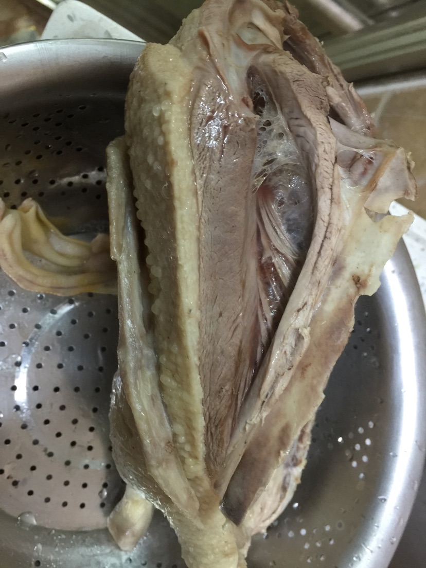 白切鸭配鸭血酱的做法图解5