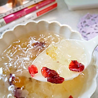 #秋天怎么吃#蔓越莓银耳桃胶皂角米羹的做法图解8
