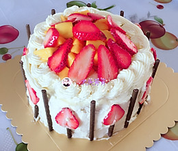 水果奶油生日蛋糕的做法