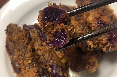 炼乳紫薯条