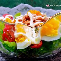 #刘畊宏女孩减脂饮食#鸡胸肉蔬菜沙拉的做法图解13