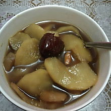 苹果大枣枸杞红糖甜汤