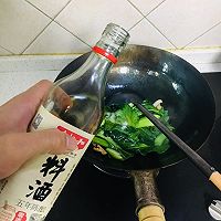 青菜炒香菇的做法图解6