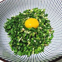 小姨妈快手早餐：韭菜鸡蛋饼的做法图解3
