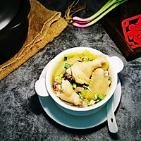 #憋在家里吃什么#潮汕咸菜土鸡汤的做法图解8