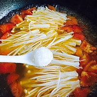 #肉食者联盟#番茄菌菇蛤蜊汤的做法图解11