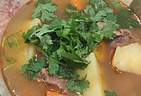 番茄土豆牛肉汤的做法