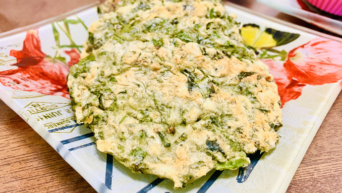 花椒芽鸡蛋饼