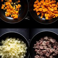 南瓜炖牛腩，让你在秋冬季节更加暖心暖胃的做法图解1