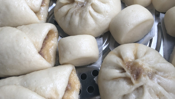 奶香山药小馒头（包子，肉笼）