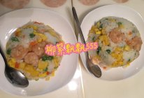 鲜虾菠萝炒饭的做法