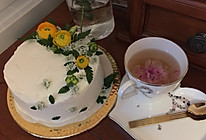 下午茶鲜花蛋糕的做法