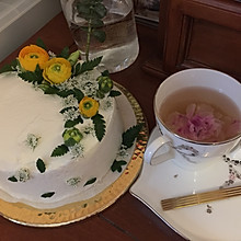 下午茶鲜花蛋糕