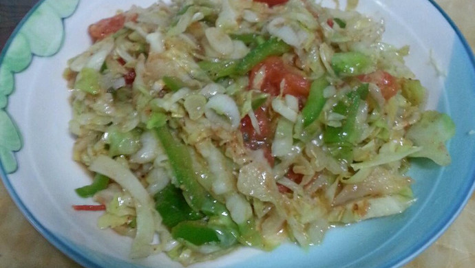 素炒圆白菜