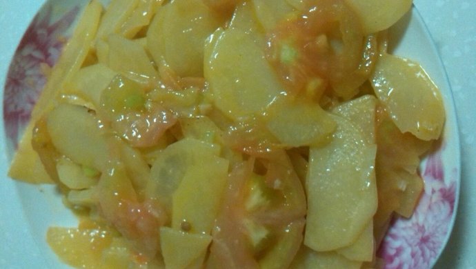 青柿子炒土豆片