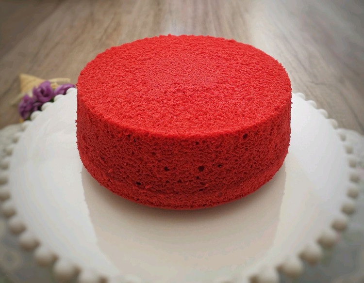 红丝绒戚风蛋糕，柔软的就像爱情的做法