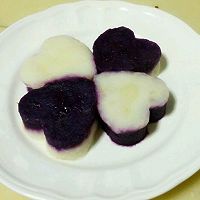 奶香紫薯山药糕的做法图解6