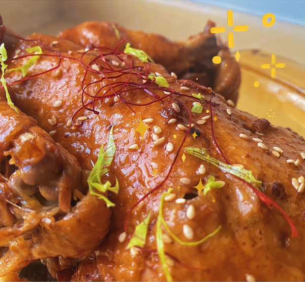 电饭锅焖鸡