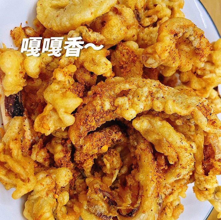 外酥里Q炸鱿鱼须的做法