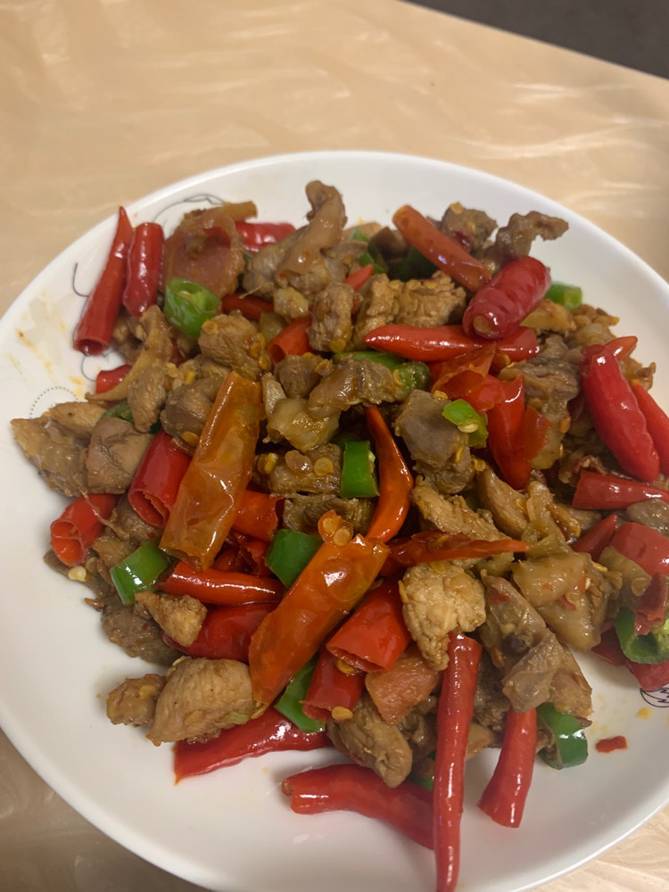 双椒鸡丁的做法