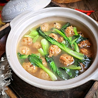 豆腐丸子青菜汤#钟于经典传统味#的做法图解14