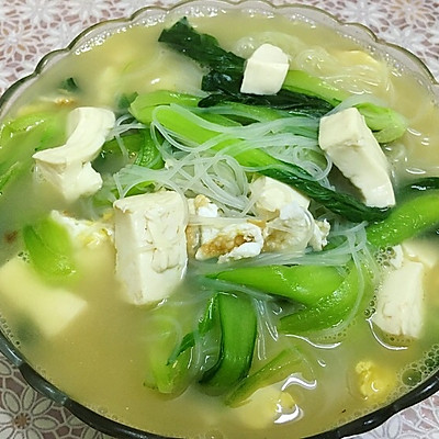 青菜豆腐汤