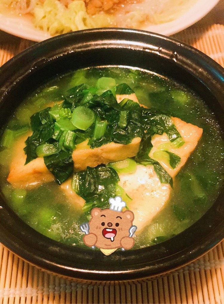 春菜豆腐的做法