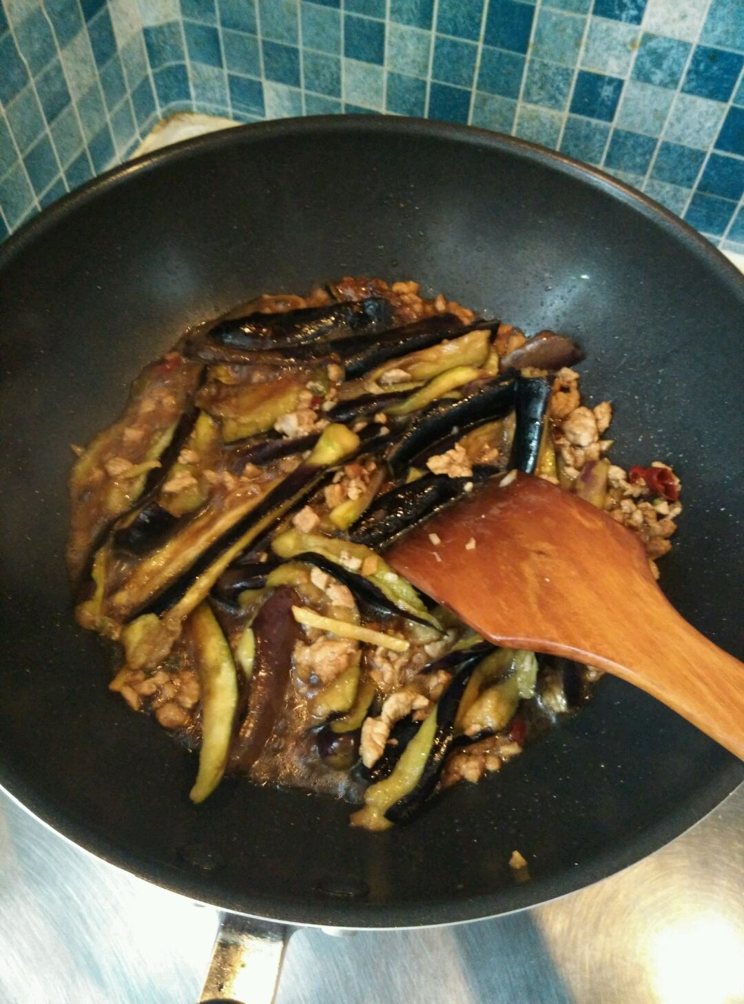 肉末茄子煲的做法图解8