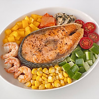 #一周减脂不重样#减脂餐·三文鱼波奇饭的做法图解4