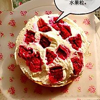 6寸水果奶油花篮裱花蛋糕（附戚风蛋糕制作）的做法图解14