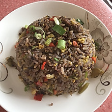 牛肉雪菜蛋炒饭