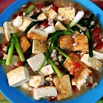 肉末西红柿豆腐