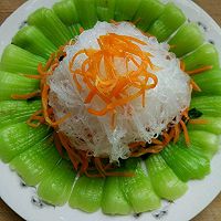 凉拌油菜的做法图解5