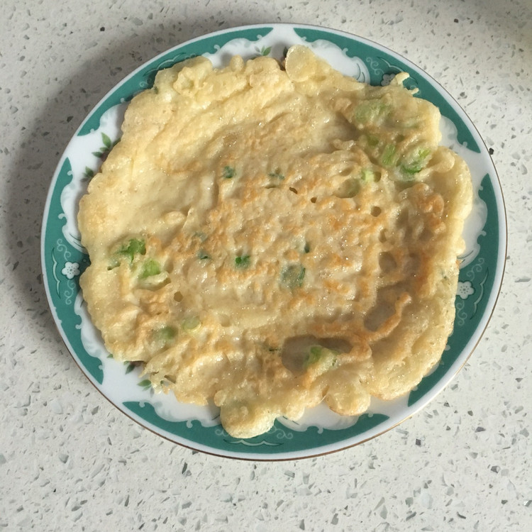 葱花鸡蛋饼的做法