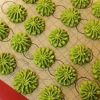 抹茶曲奇饼干#我的烘焙不将就#的做法图解9