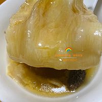 野生羊肚菌炖鱼胶汤，这样子炖软糯粘滑口感好的做法图解9