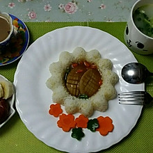 杏鲍菇捞饭