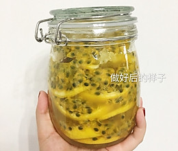 百香果蜂蜜柠檬茶的做法