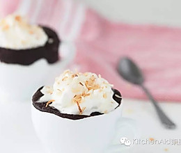 【膳·K食谱】时尚营养椰子油：椰香巧克力杯子蛋糕的做法