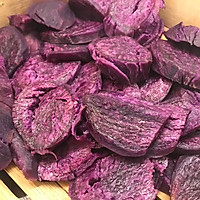 奶香紫薯发糕#柏翠辅食节-营养佐餐#的做法图解2