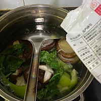 香菇油菜的做法图解3