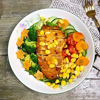 #夏日开胃餐#鸡肉蔬菜沙拉的做法图解15