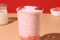夏日爆单茶饮|草莓酸奶波波冰的做法