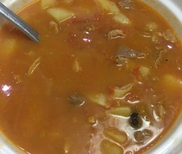 西红柿牛腩汤的做法